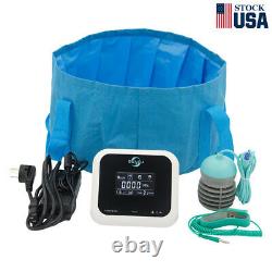 Portable Detox Foot Bath Ionic Cell Relax Spa Foot Cleanse Massager Machine Kit