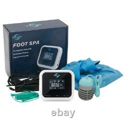 Portable Detox Foot Bath Ionic Cell Relax Spa Foot Cleanse Massager Machine Kit