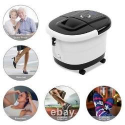 Portable Electric Foot Spa Bath Shiatsu Roller Motorized Massager Fast Heating