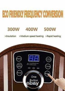 Portable Electric Foot Spa Bath Shiatsu Roller Motorized Massager Fast-Heating