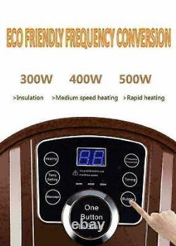 Portable Electric Foot Spa Bath Shiatsu Roller Motorized Massager Fast-Heating A