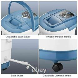 Portable Foot Spa Bath Massager Bubble Heat Soaker Heating Pedicure Soak New