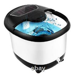 Portable Foot Spa Bath Massager Bubble Heat Soaker Heating Pedicure Soak Tub