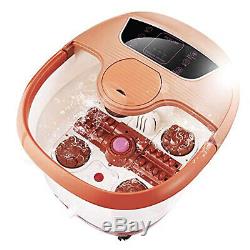 Portable Foot Spa Bath Massager Bubble Heat Soaker Vibration Pedicure Soak Tub