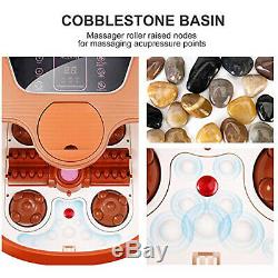 Portable Foot Spa Bath Massager Bubble Heat Soaker Vibration Pedicure Soak Tub