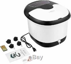 Portable Foot Spa Bath Massager Set Heat LCD Display Infrared Relaxing P0D 03