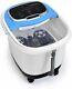 Portable Foot Spa Bath Motorized Massager Electric Feet Home Tub With Shower Blue