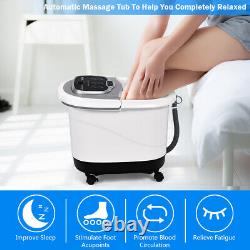 Portable Foot Spa Bath Motorized Massager Electric Feet Home Tub with Shower Grey