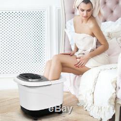 Portable Foot Spa Bath Motorized Massager Electric Feet Salon Tub Home Gray