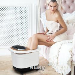 Portable Foot Spa Bath Motorized Massager Electric Feet Salon Tub with Shower