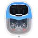 Portable Foot Spa Bath Motorized Massager Electric Feet Salon Tub With Shower Blue