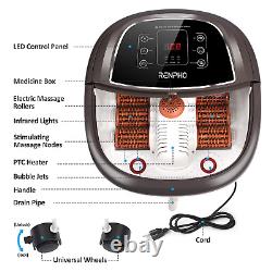 Portable Foot Spa Bath Motorized Massager Electric Feet with Heat & Massage & Jets