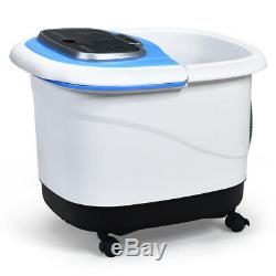 Portable Foot Spa Bath Motorized Massager Home Feet Salon Tub with Shower Blue