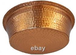 Portable Polished Copper Foot Rub Wash Massage Spa Relax Therapy Pedicure Bowl