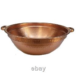 Portable Polished Copper Foot Therapy Rub Spa Beauty Saloon Tub