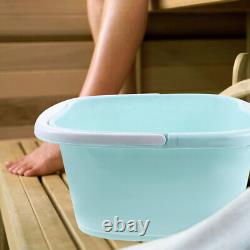 Portable Wash Basin Foot Spa Bucket Footbath Massager Heat Foot Tub Heat Massage