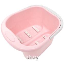 Portable Wash Basin Foot Spa Bucket Footbath Massager Heat Foot Tub Heat Massage