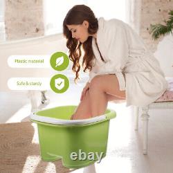 Portable Wash Basin Foot Spa Bucket Footbath Massager Heat Foot Tub Heat Massage