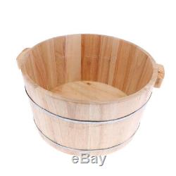Practical Wood Foot Basin Tub Bucket for Foot Bath Massage Spa Sauna Soaking