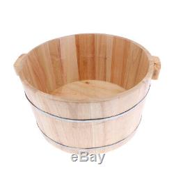 Practical Wood Foot Basin Tub Bucket for Foot Bath Massage Spa Sauna Soaking