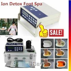 Professional Ionic Detox Foot Bath Spa Chi Cleanse Machine Cell Ion Array CARE