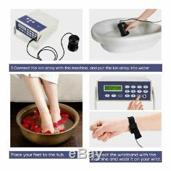 Professional Ionic Detox Foot Bath Spa Chi Cleanse Machine Far infrared Ion MBS