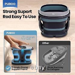 Puboo Foot Spa Bath Massager with Heating, Foot Soaking Bathtub