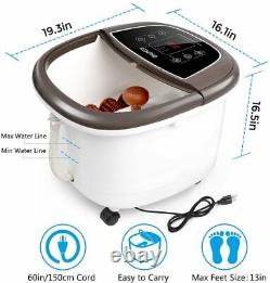 RENPHO Foot Spa Bath Massager with Fast Heating, Automatic Massage, Powerful