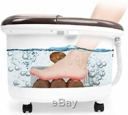 RENPHO Foot Spa Bath Massager with Fast Heating, Automatic Massage, Powerful Bub
