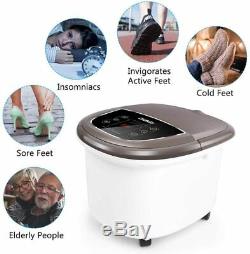 RENPHO Foot Spa Bath Massager with Fast Heating, Automatic Massage, Powerful Bub