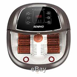 RENPHO Foot Spa Bath Massager with Fast Heating, Automatic Massage, and