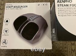 RENPHO Steam Foot Bath MIKO Shiatsu Massager Heat Air Pressure Kneading NEW Lot