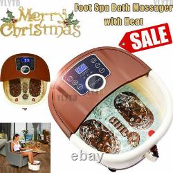 Rollers Foot Spa Bath Massager W Deep Heating Soaker Bucket Digital Display h 68