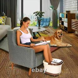 Rollers Foot Spa Bath Massager W Deep Heating Soaker Bucket Digital e 120