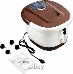 Rollers Foot Spa Bath Massager W Deep Heating Soaker Bucket Digital e 120