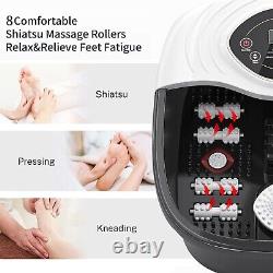 SACLLCAS Foot Spa, Foot Bath Massager with Heat, Bubbles, Pumice Stone, Digit