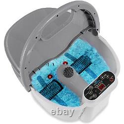 SereneLife SLFTSP18 Hydrotherapy Heated Shiatsu Foot Massage Spa Bath for Home