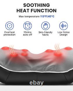 Shiatsu Neck and Shoulder Back Massager with Heat & Foot Spa Bath Massager