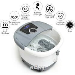 Shiatsu Portable Electric Foot Spa Bath Roller Motorized Massager Relax NEW