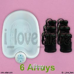 Simple Ionic Detox Foot Bath Spa Cell Cleanse Set + Tub + 6 Arrays CE Approved