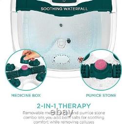 Spa Foot Bath Pumice Stone Massage Conair Heat And Image Sharper Bubbles Pedicur