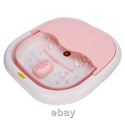 Spa Massager Constant Temperature Therapy Bath Barrel(Pink EU Plug) HGF