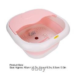 Spa Massager Constant Temperature Therapy Bath Barrel(Pink EU Plug) HR6