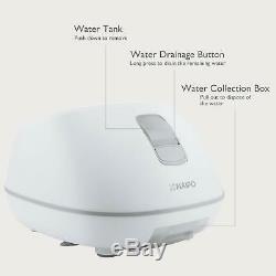 Steam Foot Bath/Spa Massager Foot Sauna Tub with 3 Heat Levels and 2 Adjustab