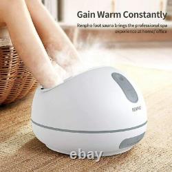 Steam Foot Spa Bath Massager, Foot Sauna Care withFast Heating, No Water Pouring