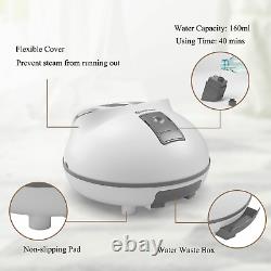 Steam Foot Spa Bath Massager Foot Sauna Care with Heating Timer Electric Rollers