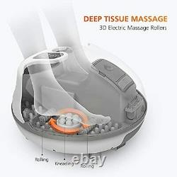 Steam Foot Spa Massager, Foot Bath Massager with Heat, Shiatsu Foot Sauna Steam