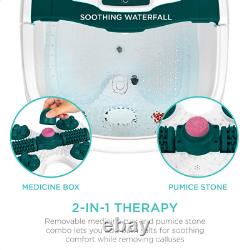 Stone Pumice Bath Heated Foot Spa Shiatsu Automatic Massage 2-In-1 Therapy GIFT