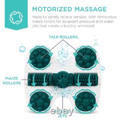 Stone Pumice Bath Heated Foot Spa Shiatsu Automatic Massage 2-In-1 Therapy GIFT