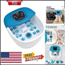 Stress Relief Foot Spa Massager with Vibration, Heat & Acupressure Points